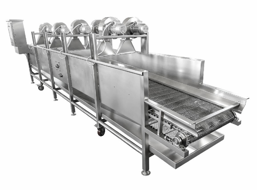 Air-drying blow bag machine